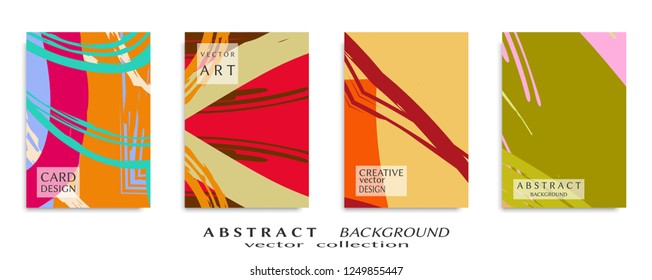 Abstract universal grunge art texture, web header template. Collage page, design for card, invitation, brochure brush strokes style, banner idea, book cover, booklet print, flyer sheet a4
