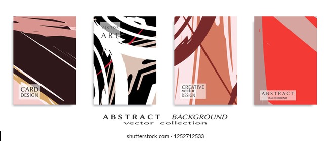 Abstract universal grunge art texture, web header template. Collage page, design for card, invitation, brochure brush strokes style, banner idea, book cover, booklet print, flyer sheet a4