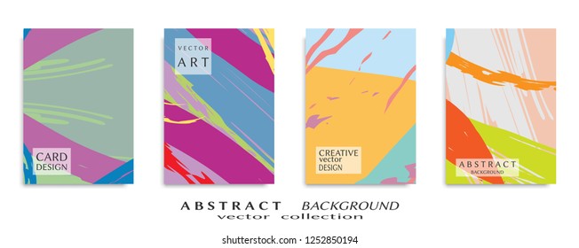 Abstract universal grunge art texture, web header template. Collage page, design for card, invitation, brochure brush strokes style, banner idea, book cover, booklet print, flyer sheet a4