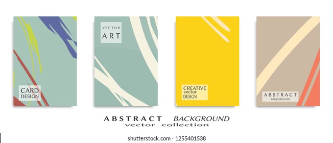 Abstract universal grunge art texture, web header template. Collage page, design for card, invitation, brochure brush strokes style, banner idea, book cover, booklet print, flyer sheet a4