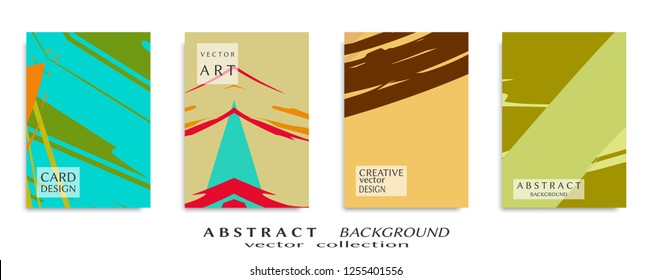 Abstract universal grunge art texture, web header template. Collage page, design for card, invitation, brochure brush strokes style, banner idea, book cover, booklet print, flyer sheet a4
