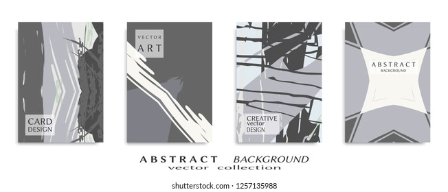 Abstract universal grunge art texture, web header template. Collage page, design for card, invitation, brochure brush strokes style, banner idea, book cover, booklet print, flyer sheet a4