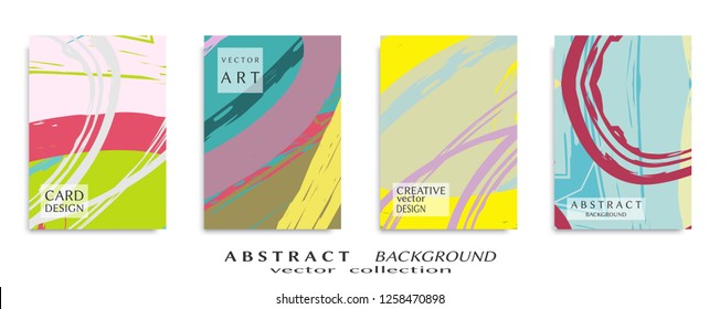 Abstract universal grunge art texture, web header template. Collage page, design for card, invitation, brochure brush strokes style, banner idea, book cover, booklet print, flyer sheet a4