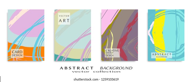 Abstract universal grunge art texture, web header template. Collage page, design for card, invitation, brochure brush strokes style, banner idea, book cover, booklet print, flyer sheet a4