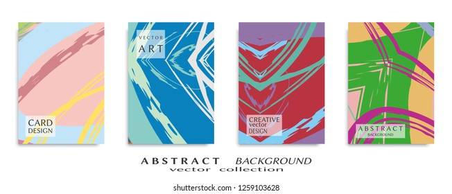 Abstract universal grunge art texture, web header template. Collage page, design for card, invitation, brochure brush strokes style, banner idea, book cover, booklet print, flyer sheet a4