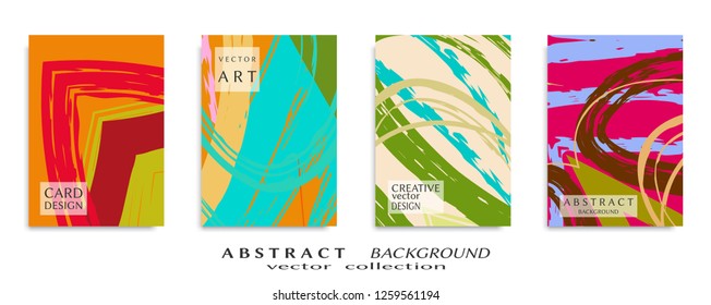 Abstract universal grunge art texture, web header template. Collage page, design for card, invitation, brochure brush strokes style, banner idea, book cover, booklet print, flyer sheet a4