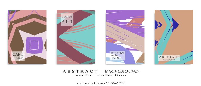Abstract universal grunge art texture, web header template. Collage page, design for card, invitation, brochure brush strokes style, banner idea, book cover, booklet print, flyer sheet a4