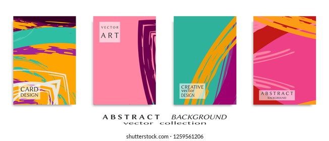 Abstract universal grunge art texture, web header template. Collage page, design for card, invitation, brochure brush strokes style, banner idea, book cover, booklet print, flyer sheet a4