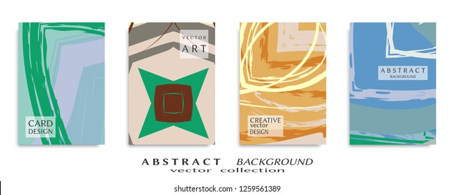 Abstract universal grunge art texture, web header template. Collage page, design for card, invitation, brochure brush strokes style, banner idea, book cover, booklet print, flyer sheet a4