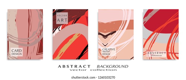 Abstract universal grunge art texture, web header template. Collage page, design for card, invitation, brochure brush strokes style, banner idea, book cover, booklet print, flyer sheet a4