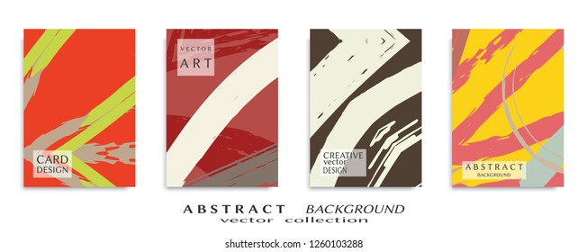 Abstract universal grunge art texture, web header template. Collage page, design for card, invitation, brochure brush strokes style, banner idea, book cover, booklet print, flyer sheet a4