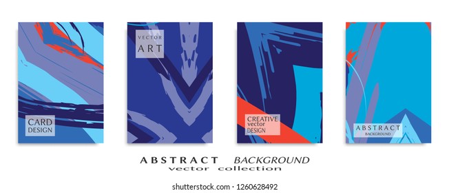 Abstract universal grunge art texture, web header template. Collage page, design for card, invitation, brochure brush strokes style, banner idea, book cover, booklet print, flyer sheet a4