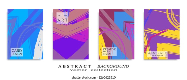 Abstract universal grunge art texture, web header template. Collage page, design for card, invitation, brochure brush strokes style, banner idea, book cover, booklet print, flyer sheet a4