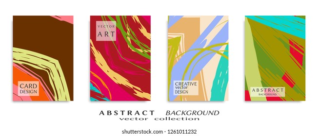 Abstract universal grunge art texture, web header template. Collage page, design for card, invitation, brochure brush strokes style, banner idea, book cover, booklet print, flyer sheet a4
