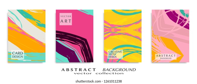 Abstract universal grunge art texture, web header template. Collage page, design for card, invitation, brochure brush strokes style, banner idea, book cover, booklet print, flyer sheet a4