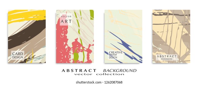 Abstract universal grunge art texture, web header template. Collage page, design for card, invitation, brochure brush strokes style, banner idea, book cover, booklet print, flyer sheet a4