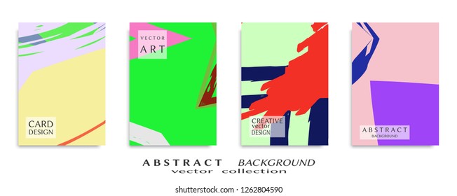 Abstract universal grunge art texture, web header template. Collage page, design for card, invitation, brochure brush strokes style, banner idea, book cover, booklet print, flyer sheet a4