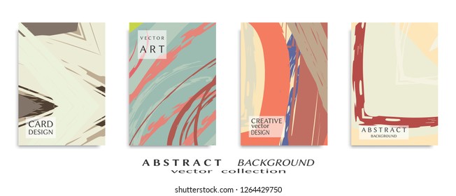 Abstract universal grunge art texture, web header template. Collage page, design for card, invitation, brochure brush strokes style, banner idea, book cover, booklet print, flyer sheet a4