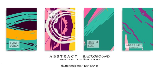 Abstract universal grunge art texture, web header template. Collage page, design for card, invitation, brochure brush strokes style, banner idea, book cover, booklet print, flyer sheet a4