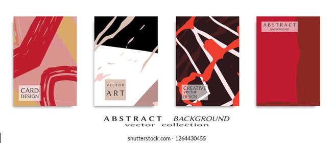 Abstract universal grunge art texture, web header template. Collage page, design for card, invitation, brochure brush strokes style, banner idea, book cover, booklet print, flyer sheet a4