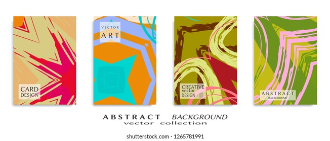 Abstract universal grunge art texture, web header template. Collage page, design for card, invitation, brochure brush strokes style, banner idea, book cover, booklet print, flyer sheet a4