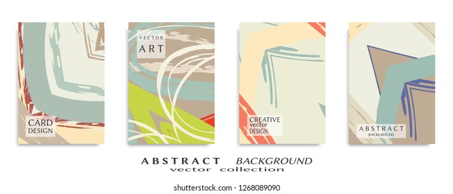 Abstract universal grunge art texture, web header template. Collage page, design for card, invitation, brochure brush strokes style, banner idea, book cover, booklet print, flyer sheet a4