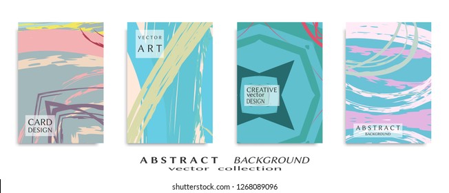 Abstract universal grunge art texture, web header template. Collage page, design for card, invitation, brochure brush strokes style, banner idea, book cover, booklet print, flyer sheet a4