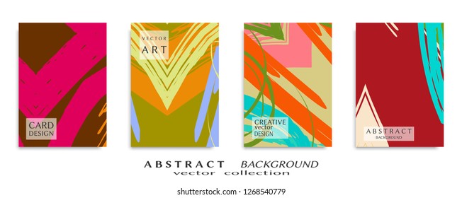 Abstract universal grunge art texture, web header template. Collage page, design for card, invitation, brochure brush strokes style, banner idea, book cover, booklet print, flyer sheet a4