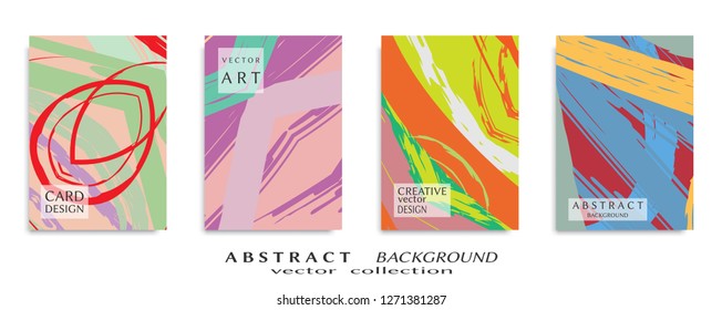 Abstract universal grunge art texture, web header template. Collage page, design for card, invitation, brochure brush strokes style, banner idea, book cover, booklet print, flyer sheet a4