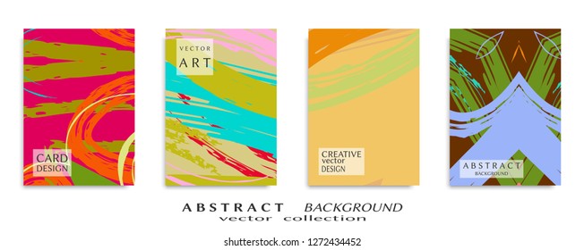 Abstract universal grunge art texture, web header template. Collage page, design for card, invitation, brochure brush strokes style, banner idea, book cover, booklet print, flyer sheet a4