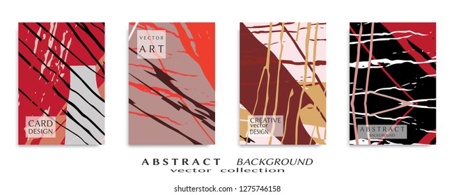 Abstract universal grunge art texture, web header template. Collage page, design for card, invitation, brochure brush strokes style, banner idea, book cover, booklet print, flyer sheet a4