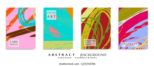 Abstract universal grunge art texture, web header template. Collage page, design for card, invitation, brochure brush strokes style, banner idea, book cover, booklet print, flyer sheet a4
