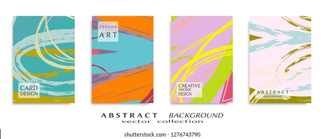 Abstract universal grunge art texture, web header template. Collage page, design for card, invitation, brochure brush strokes style, banner idea, book cover, booklet print, flyer sheet a4