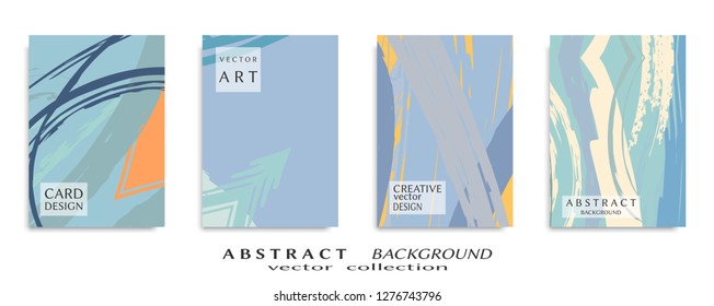 Abstract universal grunge art texture, web header template. Collage page, design for card, invitation, brochure brush strokes style, banner idea, book cover, booklet print, flyer sheet a4