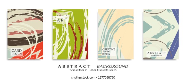 Abstract universal grunge art texture, web header template. Collage page, design for card, invitation, brochure brush strokes style, banner idea, book cover, booklet print, flyer sheet a4