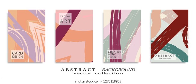 Abstract universal grunge art texture, web header template. Collage page, design for card, invitation, brochure brush strokes style, banner idea, book cover, booklet print, flyer sheet a4