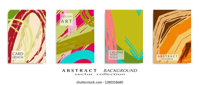 Abstract universal grunge art texture, web header template. Collage page, design for card, invitation, brochure brush strokes style, banner idea, book cover, booklet print, flyer sheet a4