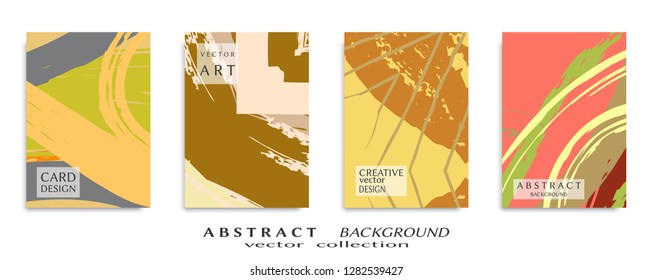 Abstract universal grunge art texture, web header template. Collage page, design for card, invitation, brochure brush strokes style, banner idea, book cover, booklet print, flyer sheet a4