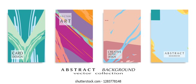 Abstract universal grunge art texture, web header template. Collage page, design for card, invitation, brochure brush strokes style, banner idea, book cover, booklet print, flyer sheet a4