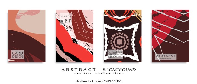 Abstract universal grunge art texture, web header template. Collage page, design for card, invitation, brochure brush strokes style, banner idea, book cover, booklet print, flyer sheet a4