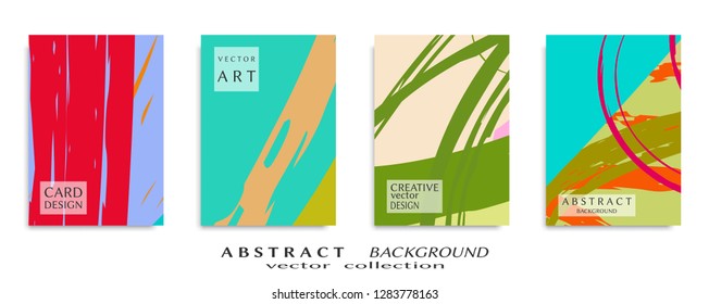 Abstract universal grunge art texture, web header template. Collage page, design for card, invitation, brochure brush strokes style, banner idea, book cover, booklet print, flyer sheet a4