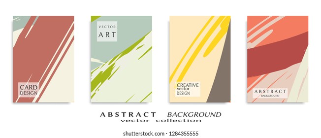 Abstract universal grunge art texture, web header template. Collage page, design for card, invitation, brochure brush strokes style, banner idea, book cover, booklet print, flyer sheet a4