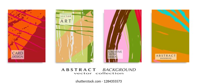 Abstract universal grunge art texture, web header template. Collage page, design for card, invitation, brochure brush strokes style, banner idea, book cover, booklet print, flyer sheet a4