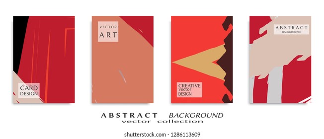 Abstract universal grunge art texture, web header template. Collage page, design for card, invitation, brochure brush strokes style, banner idea, book cover, booklet print, flyer sheet a4