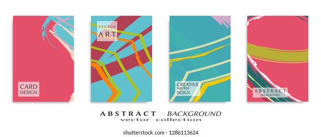 Abstract universal grunge art texture, web header template. Collage page, design for card, invitation, brochure brush strokes style, banner idea, book cover, booklet print, flyer sheet a4