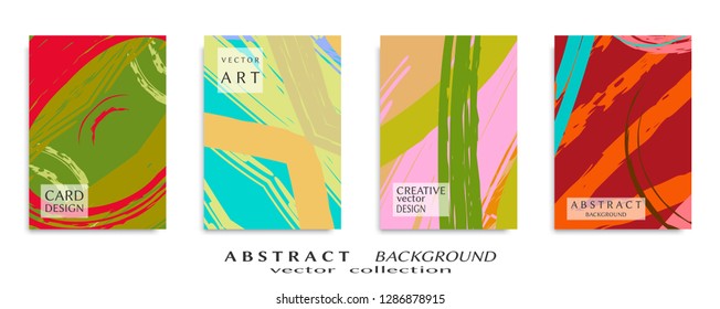Abstract universal grunge art texture, web header template. Collage page, design for card, invitation, brochure brush strokes style, banner idea, book cover, booklet print, flyer sheet a4