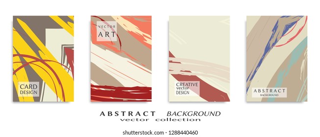 Abstract universal grunge art texture, web header template. Collage page, design for card, invitation, brochure brush strokes style, banner idea, book cover, booklet print, flyer sheet a4