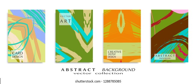 Abstract universal grunge art texture, web header template. Collage page, design for card, invitation, brochure brush strokes style, banner idea, book cover, booklet print, flyer sheet a4