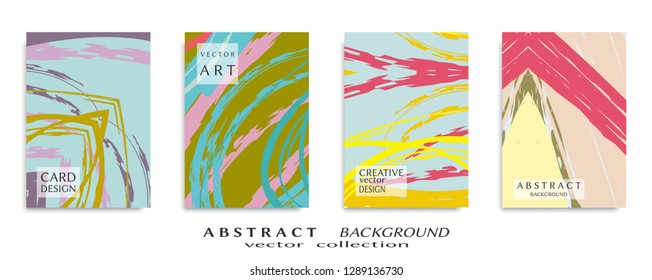 Abstract universal grunge art texture, web header template. Collage page, design for card, invitation, brochure brush strokes style, banner idea, book cover, booklet print, flyer sheet a4