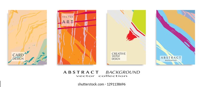 Abstract universal grunge art texture, web header template. Collage page, design for card, invitation, brochure brush strokes style, banner idea, book cover, booklet print, flyer sheet a4